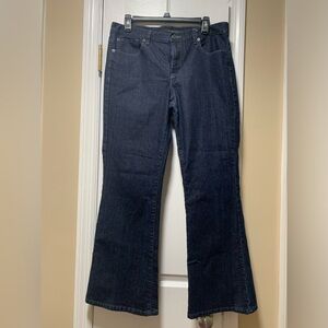 Calvin Klein‎ Jeans Ladies 12 Flare Dark Wash